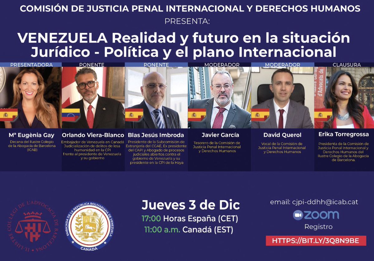 Venezuela: “Realidad y futuro en la situación Jurídico - Política y el plano Internacional”