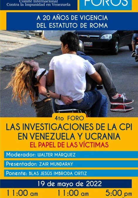 2do Ciclo de Foros – Las investigaciones de la CPI en Venezuela y Ucrania