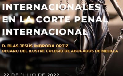 Conferencia sobre Derecho Penal Internacional de Blas Jesús Imbroda