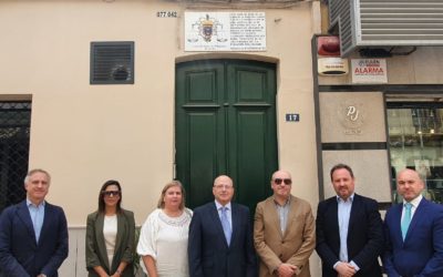 Se renueva la placa de la fundación del ICA Melilla