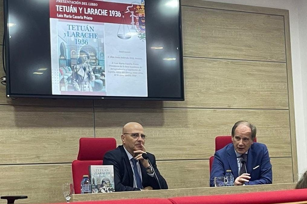 El Colegio de Abogados de Melilla acoge la presentación de «Tetuán y Larache 1936», séptima novela histórica de Luis María Cazorla